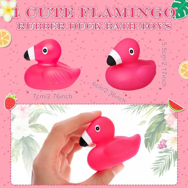 24 stk. Flamingo Gummiand Bulk Festgave Badelegetøj number_of_items