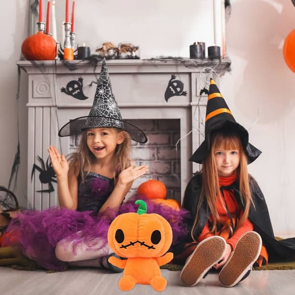 Halloween söt pumpa plyschleksak tecknad fylld fluffig KLB