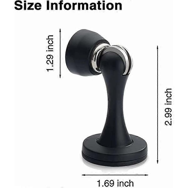 Magnetisk Dørstopper, Vægdørlås Solid Metal Magnetisk Dørkarm