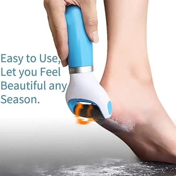 Electric Foot File with 1 Extra Roller Head - Dead Skin Remover for Foot Care