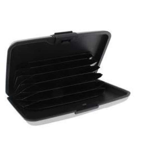 Plånbok med 6 kortplatser, RFID-skydd, Silver