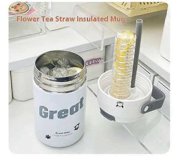 Travel Mugs for Coffee 500ml, Reusable Coffee Cups with Lids - White