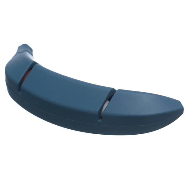 Knife Sharpener 2 Slots, Blue, Kitchen Blade Sharpening Tool, Banana Design Decor