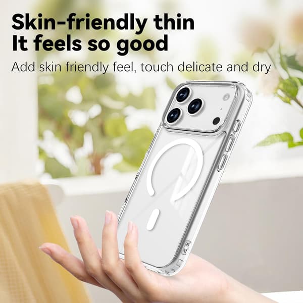 Magnetisk telefoncover, kompatibelt med iPhone 17 Pro Max