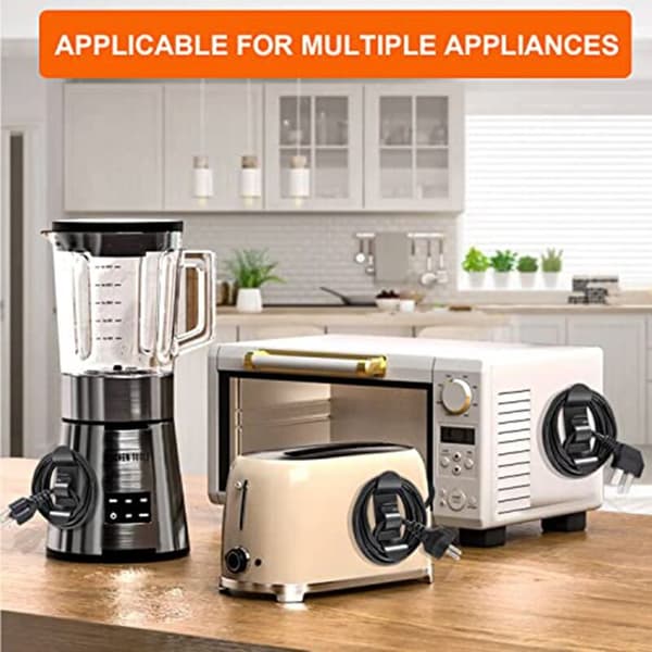 Sladdvindare Organizer Clips Apparater Kabelholder til Blender Kaffemaskine, Airfryer, Trykkoger