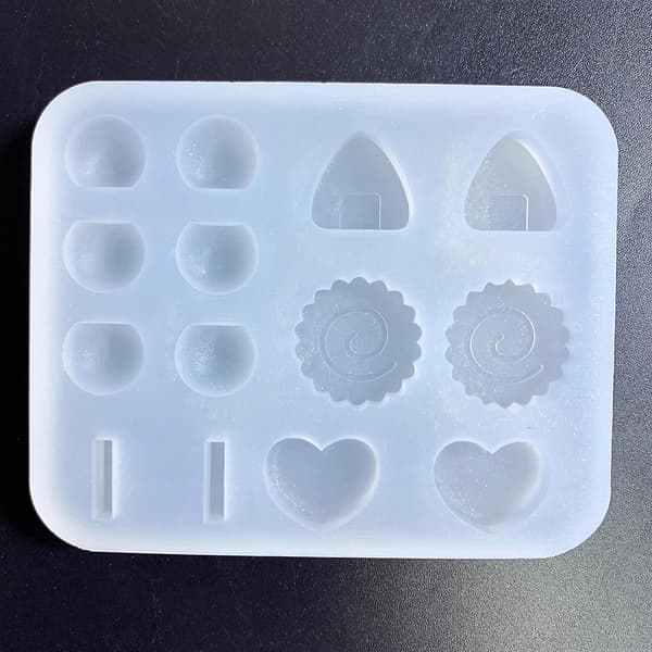 DIY Fyld Slik Kærlighed Kviksand Silikoneform DIY Nøglering Vedhæng