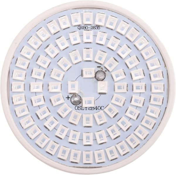 2-pack E27 80 LED-växtlampa fullspektrum växtbelysning för inomhusväxter och hydroponik
