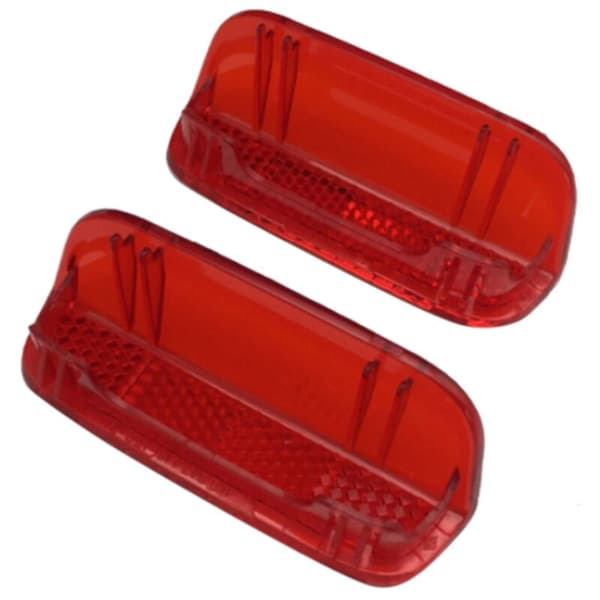2 stk interiør dørpanel lampe linse reflektor rød 1KD947419 passer for B6 B7 CC MK5 MK6 Golf MK6