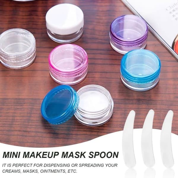 Makeup Scraper Set, Set of 10 Mini Scrapers, Mask Scraper, Suitable for Various Creams and Lotions.