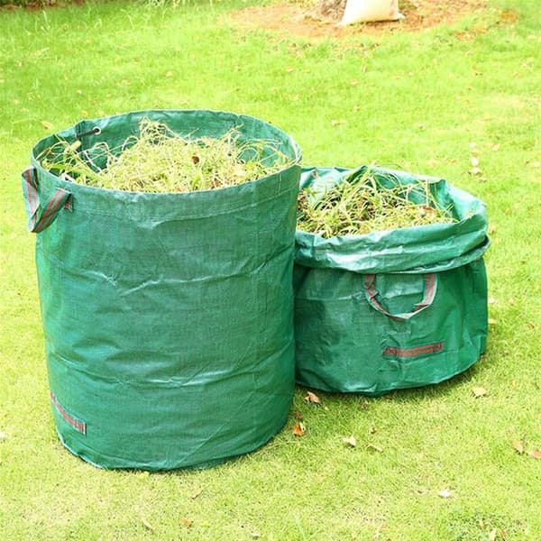 Garden Waste Bags 1 pc Reusable Garden Waste Bag Foldable Multifunctional Foldable Garden Leaf Bag Garden Leaf Storage Bin 272L