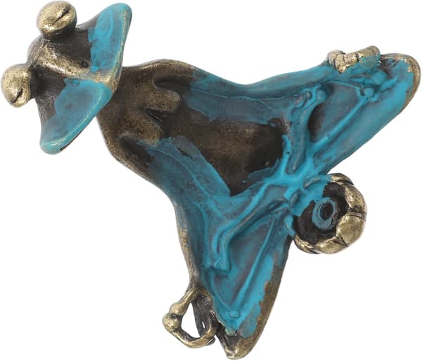 Incense Holder Sitting Frog Figurine Copper Unique Frog Design Aromatic Atmosphere