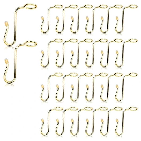 50 pcs Hanger Connecting Hooks Hanger Extension Hooks Gold