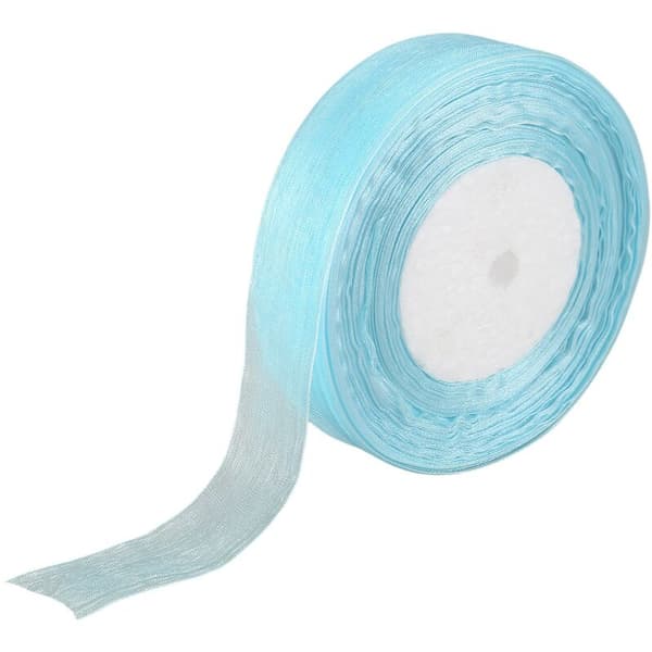 45M Nylonvävd kantband - 2,5 cm bredd, blå
