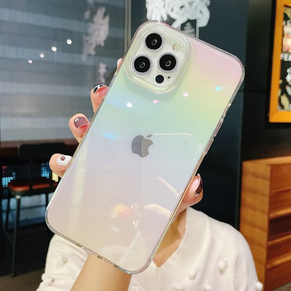 Laser Rainbow -kotelo, yhteensopiva iPhone 13 Pro Max 6,7 tuuman kanssa
