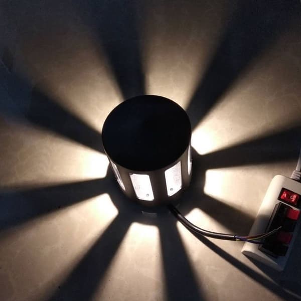 LED-seinävalaisin alumiinia sisä- ja ulkokäyttöön, vedenpitävä KLB:lle
