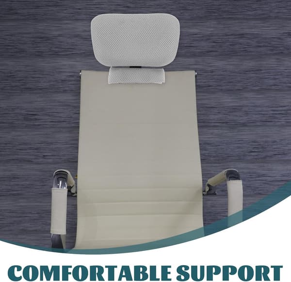 Office Chair Headrest Thickened Headrest Pillow, Adjustable Clampable Headrest Pillow