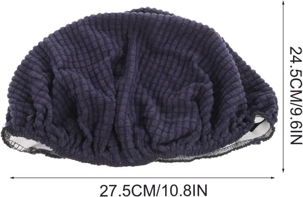 2 stk runde stolsetetrekk for barkrakker, elastiske vaskbare stoltrekk i polyester