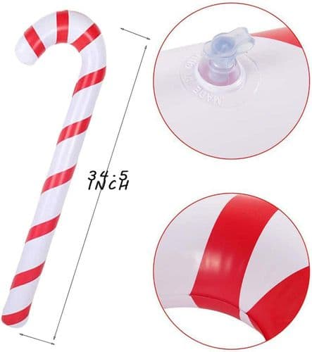5-pack Uppblåsbara Godispinnar - 88CM Jätte Godispinnar