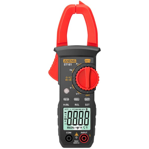 ST181 Digital Tangameter DC/AC Strøm 4000 Tællinger Multimeter Amperemeter Spændingstester Bil Amp Hz Kapacitans