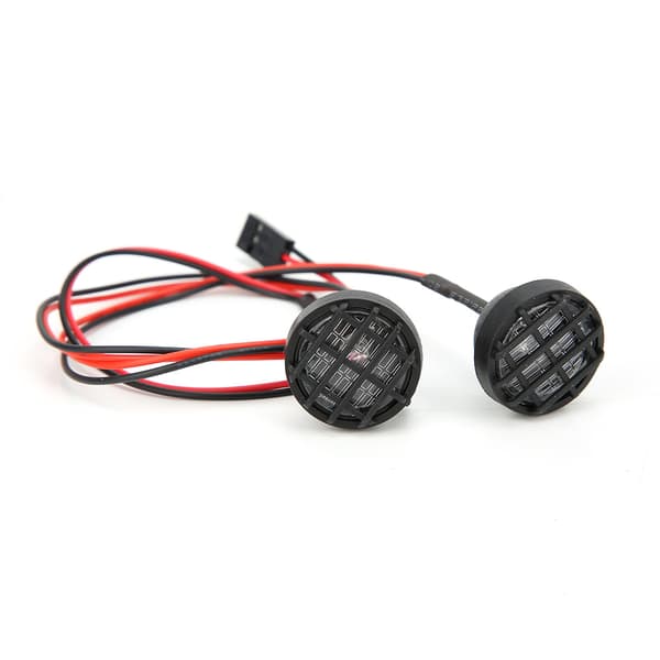 Universal hvit 22MM frontlysdekorasjonssett for 1/10 skala RC beltebil leketøybil