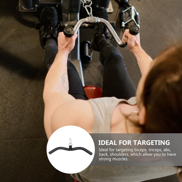 LAT Pulldown Attachment Steel Pull-Up Bar for Biceps and Back Training