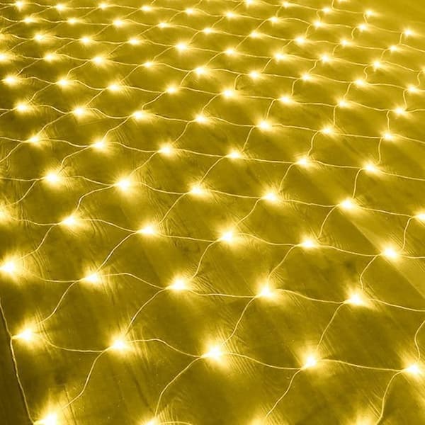 Decorative LED net lights 320 LEDs, Christmas net lighting 3x3 m, curtain string lights – for terrace and party, waterproof IP44