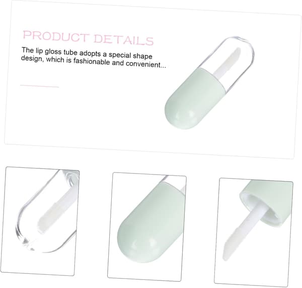 10 stk tomme lipglossbeholdere Leppepomadetuber DIY Lipglosstuber Leppeoljebeholdere