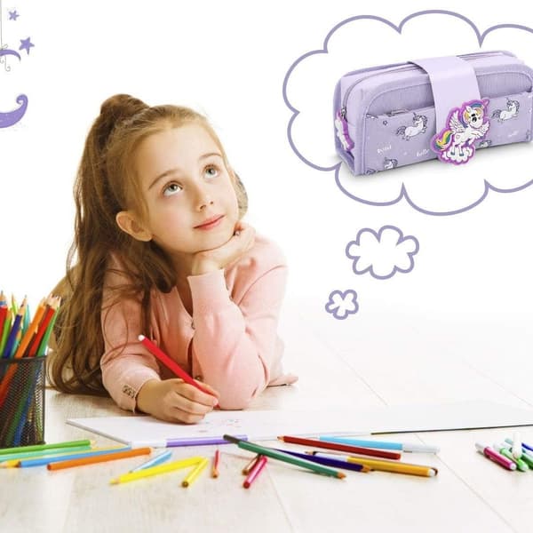 Large Capacity Pencil Case, Cute Cartoon KLB