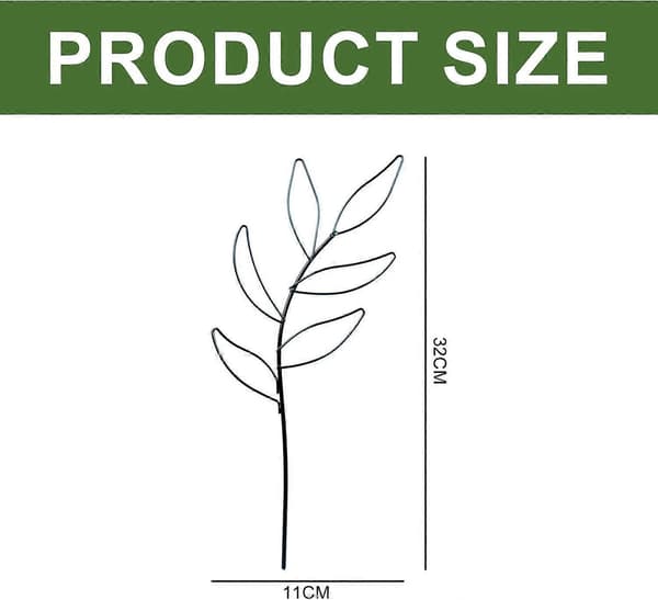 2 Pcs Indoor Plant Support, Climbing Plant Support, Metal Climbing Plant Support