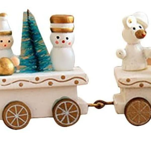 Miniature Trætog til juledekoration Julegave til børn KLB
