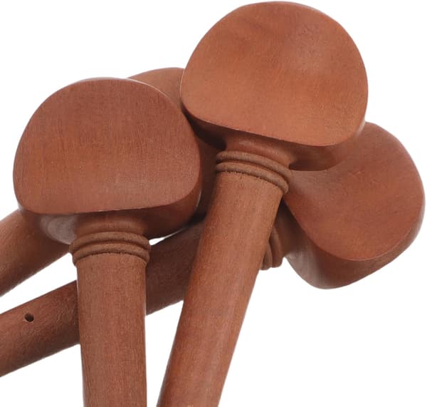 4 stk. violinstemmeskruer Jujubetræ Stabil lydkvalitet Bred kompatibilitet Integreret design