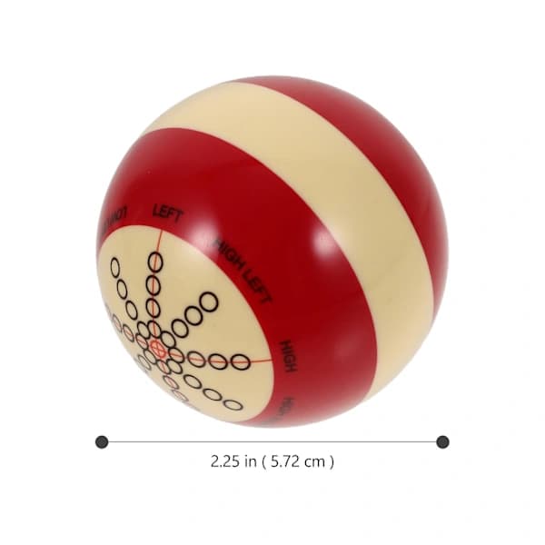 Resin Ball with Dot Pattern - Resin Training Ball for Billiards - Training Tool for Billiard Table - Gift