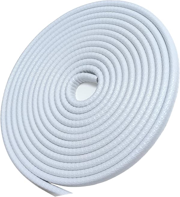 5M Hvit Bilbeskyttelse, Limfri U-formet Gummibeskyttelse for de fleste biler Hvit White