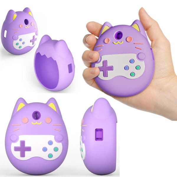 Virtuelt elektronisk etui til spilmaskinebeskyttelse til Tamagotchi Pix blå blue