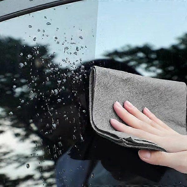 10 pcs, thickened, magic cleaning cloth, microfiber surface, Black 20x25cm, black 30x30cm black
