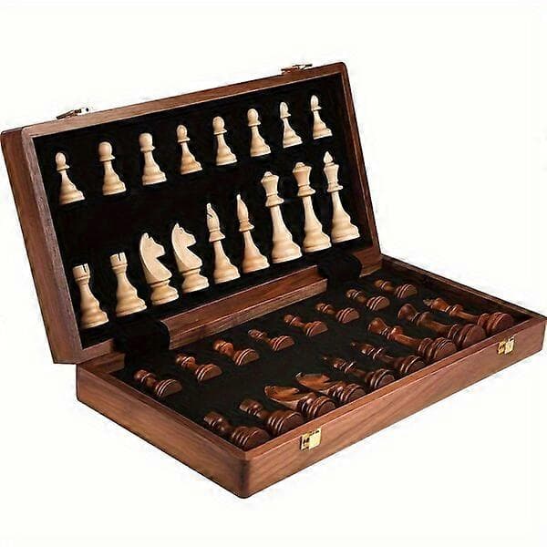 Wooden Chess Set for Adults with Extra Queens, Suitable for All Skill Levels