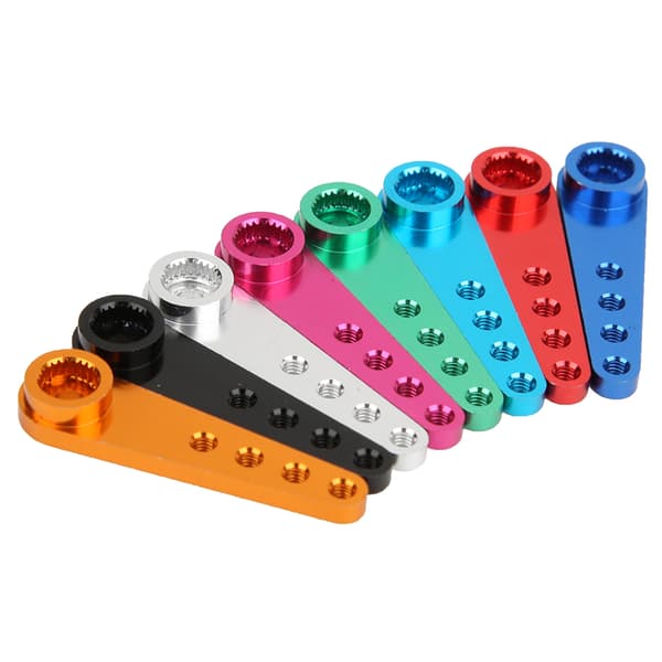8 farver 25T aluminiumslegering RC servoarm tilbehør passer til Futaba / JR RC servo