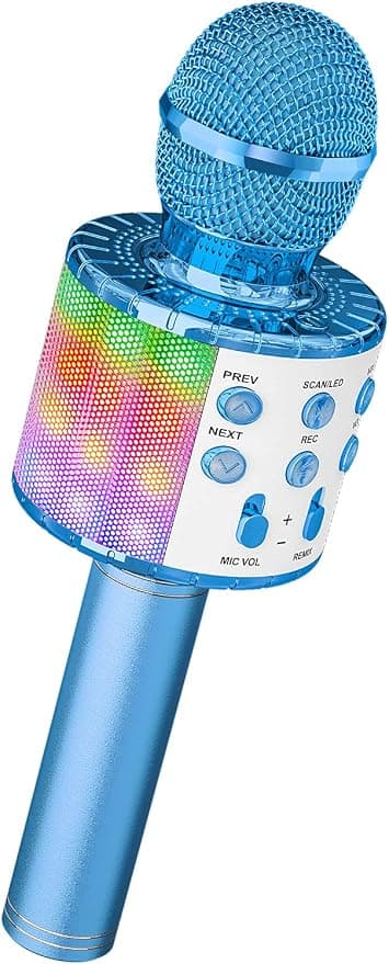 Trådløs karaokemikrofon, karaokedansemikrofon for barn med