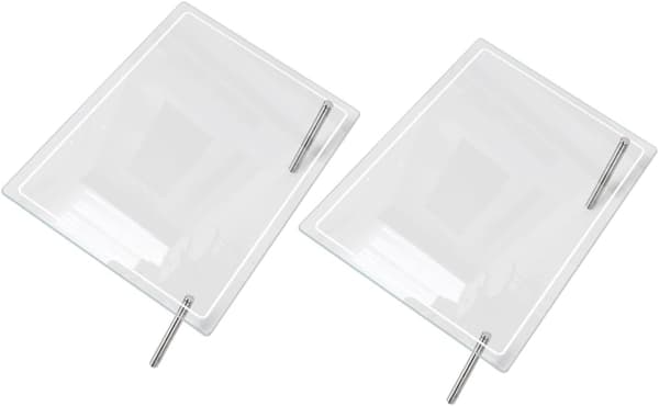Akryl Dry Erase Skrivbordsbräda med 2st 7cm Pins Memo Skrivbräda