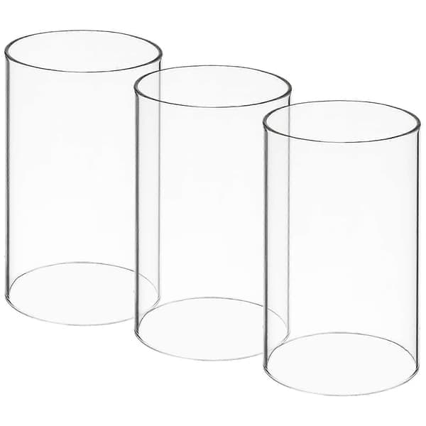 kpl läpinäkyviä kynttilänkansia tuulenpitävät kynttilänkannet kynttilätarvikkeet 10.00X6.00X6.00CM Läpinäkyvä