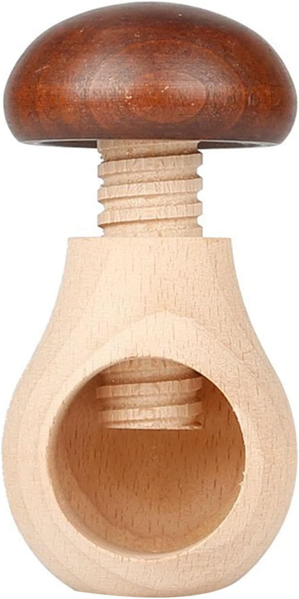 Premium Wooden Nutcracker for Walnuts, Pecans, Hazelnuts, and Chestnuts - Efficient and Durable Kitchen Tool