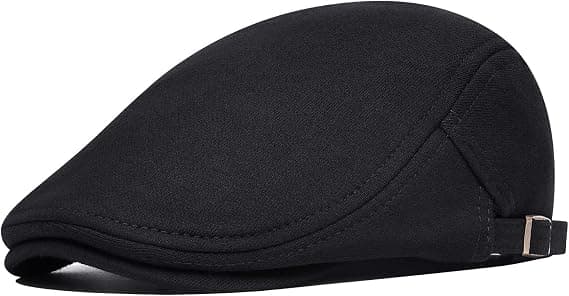 2-pack herr gubbkeps bomull flat cap golfkeps