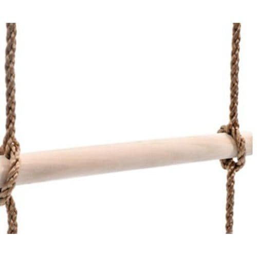 Rope ladder climbing frame with 5 steps for children, loadable up to 120 kg