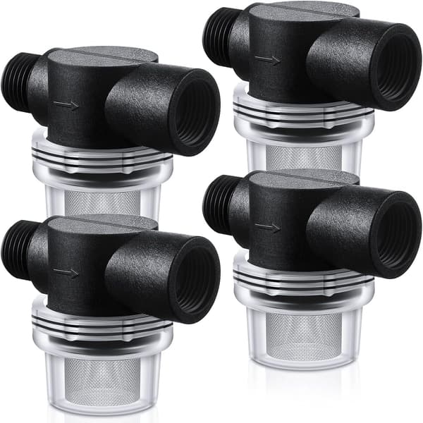 4-pakning 1/2\" RV vannpumpesil kompatibel med WFCO, Shurflo