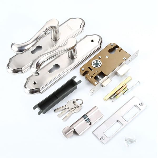 Stainless Steel Handle Door Lock, Mechanical, Magnetic KLB