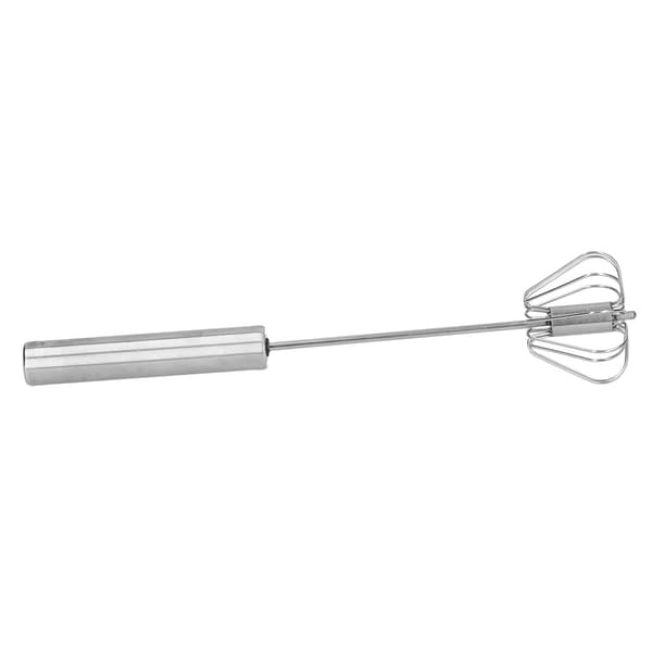 Stainless Steel Egg Whisk, Semi-Automatic Hand Mixer, 14 Inch, Small Egg Beater for Kitchen
