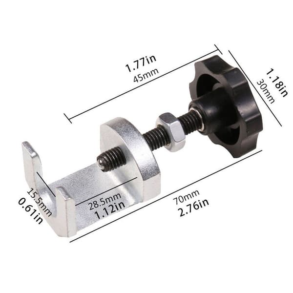 Metallisk vindusviskerbladtrekker for bil