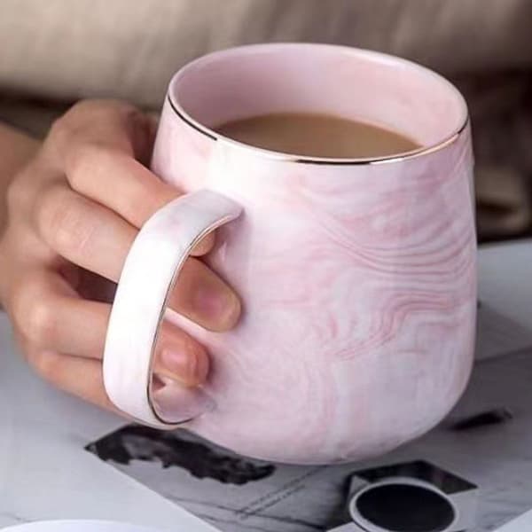 Porcelain Coffee Cups, Ceramic Cups, Marbled Cups, Espresso