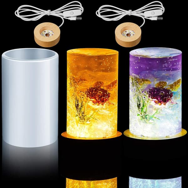 3 stk. lysharpiksformsæt, USB-base, 2 x 3,5 tommer, søjletommer item_package_quantity