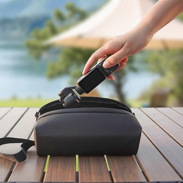 BRDRC Shoulder Bag for DJI Osmo Pocket 3 Leather Film Camera Bag